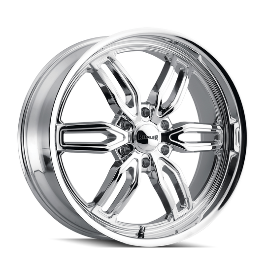 609-2983C18 - Ridler 609 20X9 6X139.7 /  ET 18mm Chrome - Ridler Wheels Canada