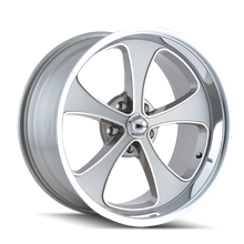 Load image into Gallery viewer, 645-7761GP - Ridler 645 17X7 5X120.65 /  ET 0mm Gloss Grey Machined And Polish - Ridler Wheels Canada
