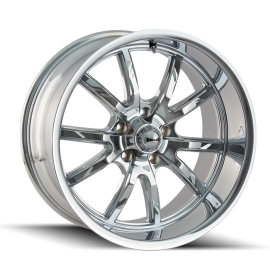 650-8961C - Ridler 650 18X9.5 5X120.65 /  ET 0mm Chrome - Ridler Wheels Canada