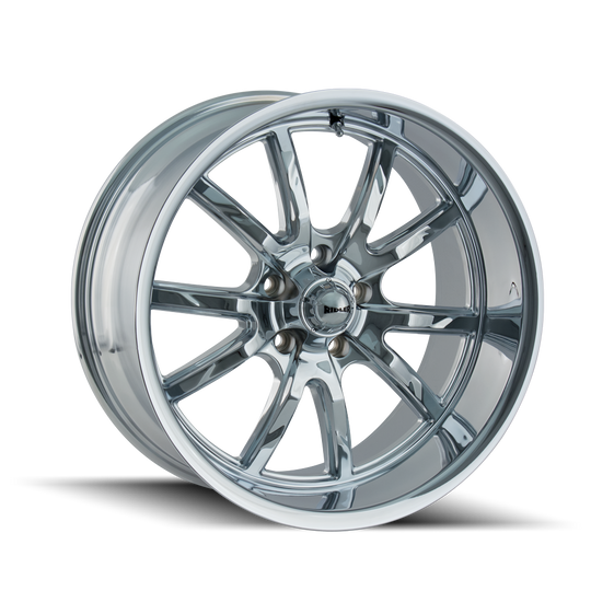 650-22964C18 - Ridler 650 22X9.5 5X115 /  ET 18mm Chrome - Ridler Wheels Canada