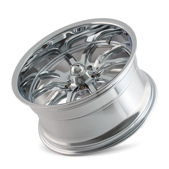 650-8873C - Ridler 650 18X8 5X127 /  ET 0mm Chrome - Ridler Wheels Canada