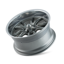 Load image into Gallery viewer, 650-22964G18 - Ridler 650 22X9.5 5X115 /  ET 18mm Grey with Polished Lip - Ridler Wheels Canada