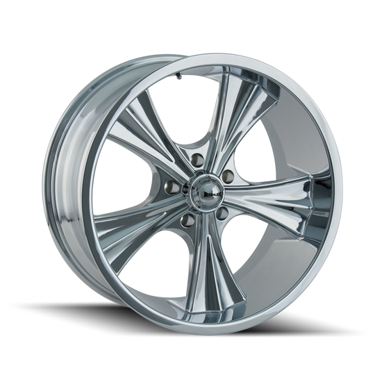 651-8973C - Ridler 651 18X9.5 5X127 /  ET 0mm Chrome - Ridler Wheels Canada