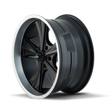 Load image into Gallery viewer, 651-2165MB - Ridler 651 20X10 5X114.3 /  ET 0mm Matte Black with Machined Lip - Ridler Wheels Canada