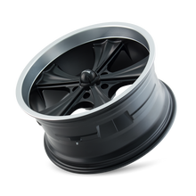 Load image into Gallery viewer, 651-8865MB - Ridler 651 18X8 5X114.3 /  ET 0mm Matte Black with Machined Lip - Ridler Wheels Canada