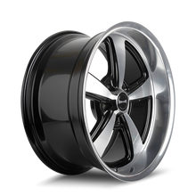 Load image into Gallery viewer, 652-8961GBD - Ridler 652 18X9.5 5X120.65 /  ET 0mm Gloss Black with Diamond Cut Face &amp; Lip - Ridler Wheels Canada