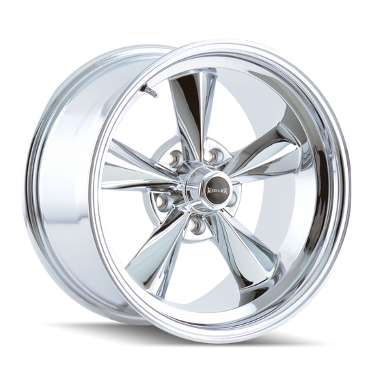 675-7761C - Ridler 675 17X7 5X120.65 /  ET 0mm Chrome - Ridler Wheels Canada