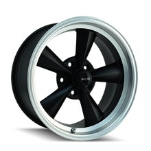 Load image into Gallery viewer, 675-7965MB - Ridler 675 17X9.5 5X114.3 /  ET -5mm Matte Black with Machined Lip - Ridler Wheels Canada