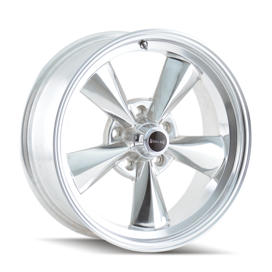 675-7965P - Ridler 675 17X9.5 5X114.3 /  ET -5mm Polished - Ridler Wheels Canada