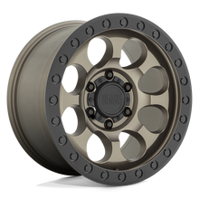 Load image into Gallery viewer, 1785RIT-06140Z12 - Black Rhino Riot 17X8.5 6X139.7 -30 mm Matte Bronze W/ Black Ring &amp; Bolts - Black Rhino Wheels Canada