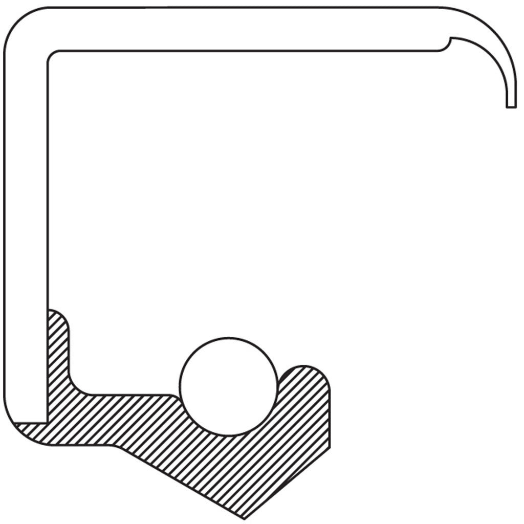 710162 Engine Crankshaft Seal National