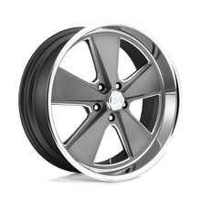 Load image into Gallery viewer, U12018956552 - US Mag U120 Roadster 18X9.5 5X114.3  1mm Matte Gun Metal Machined - US Mag Wheels Canada