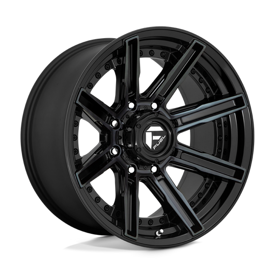 D70820008247 - Fuel Off-Road D708 Rogue 20X10 8X165.1 -18 mm Gloss Machined Double Dark Tint - Fuel Off-Road Wheels Canada