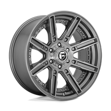 Load image into Gallery viewer, D71020008947 - Fuel Off-Road D710 Rogue Platinum 20X10 6X135 -18 mm Brushed Gun Metal Tinted Clear - Fuel Off-Road Wheels Canada