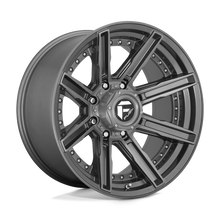 Load image into Gallery viewer, D71020001847 - Fuel Off-Road D710 Rogue Platinum 20X10 8X180 -18 mm Brushed Gun Metal Tinted Clear - Fuel Off-Road Wheels Canada