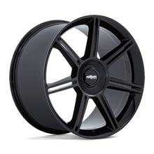 Load image into Gallery viewer, R907221063+56 - Rotiform Fra 22X10 5X130  56mm Gloss Black With Matte Black Spokes - Rotiform Wheels Canada