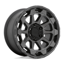 Load image into Gallery viewer, 1785RTR126140G12 - Black Rhino Rotor 17X8.5 6X139.7  12mm Matte Gunmetal With Brushed Tinted Face - Black Rhino Wheels Canada
