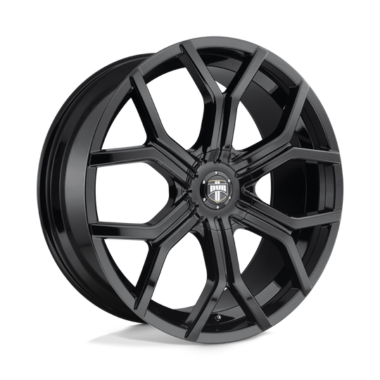 S208229500+38D - DUB S208 Royalty 22X9.5 BLANK  38mm Gloss Black - DUB Wheels Canada