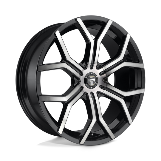 S209229500+30D - DUB S209 Royalty 22X9.5 BLANK  30mm Gloss Machined Double Dark Tint - DUB Wheels Canada
