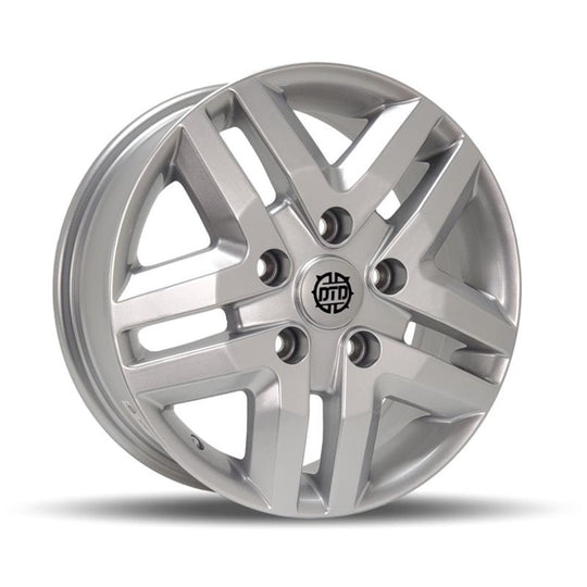 RRP16530S - DTD Alloy Wheel Replica 16X6.5 5X130 ET 61mm Silver - DTD Wheels Canada