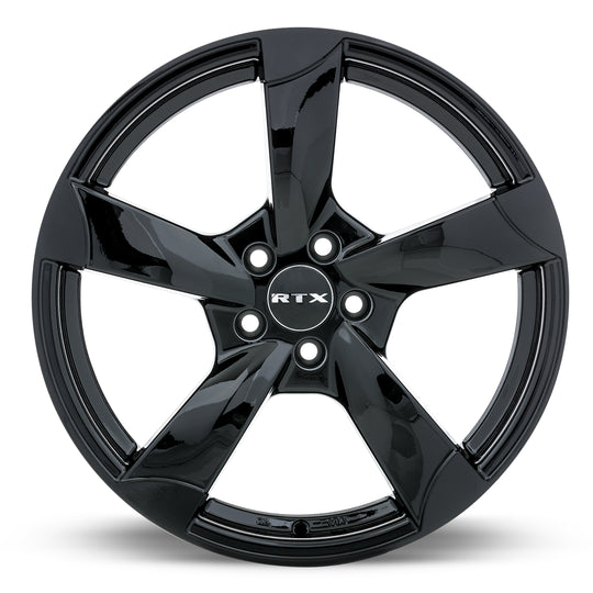 82160 - RTX OE RS II 19X8.5 5X112 35mm Gloss Black - RTX Wheels Canada