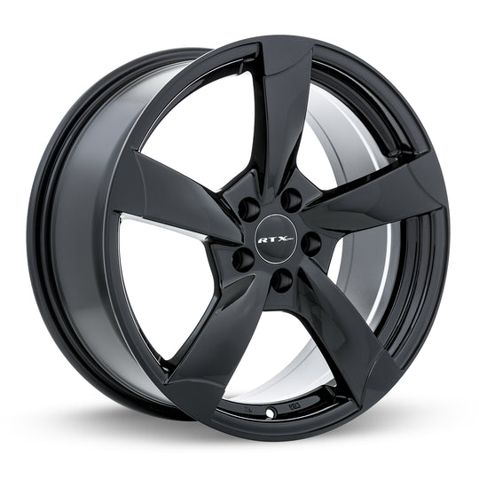 82155 - RTX OE RS II 17X7.5 5X112 35mm Gloss Black - RTX Wheels Canada