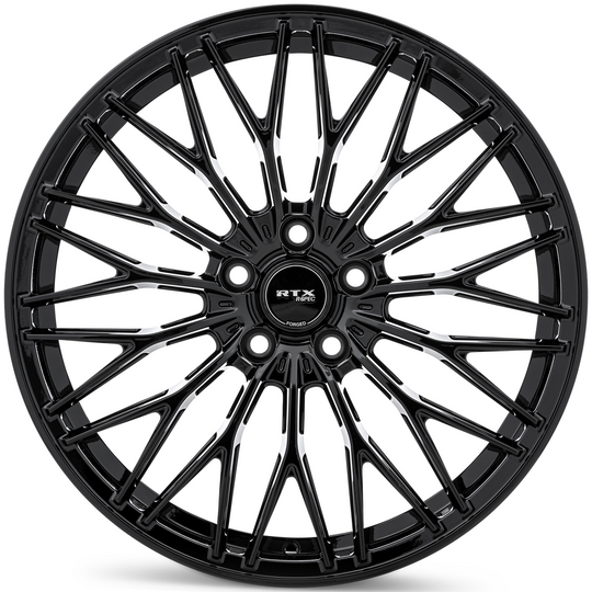 83251 - RTX R-Spec RS08F 22X9 5X120 40mm Gloss Black - RTX Wheels Canada
