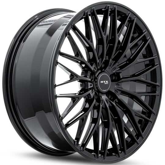 83250 - RTX R-Spec RS08F 20X9 5X120 40mm Gloss Black - RTX Wheels Canada