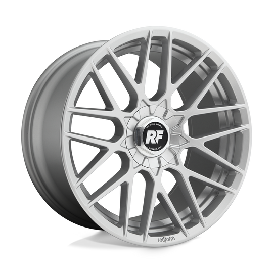R140178000+30D - Rotiform R140 RSE 17X8 BLANK  30mm Gloss Silver - Rotiform Wheels Canada