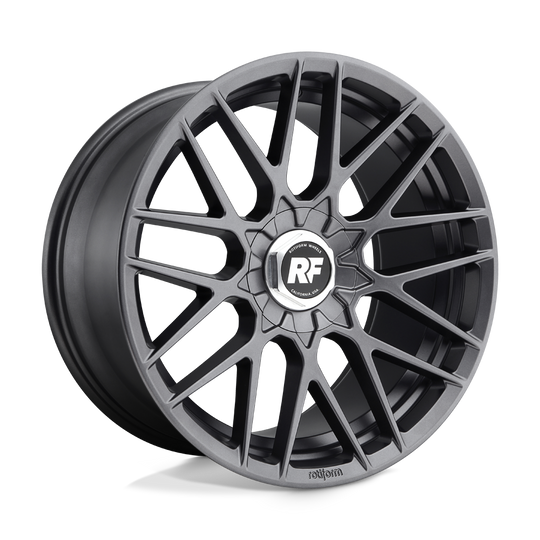 R1411985E8+45 - Rotiform R141 RSE 19X8.5 5X108 5X112 45mm Matte Anthracite - Rotiform Wheels Canada