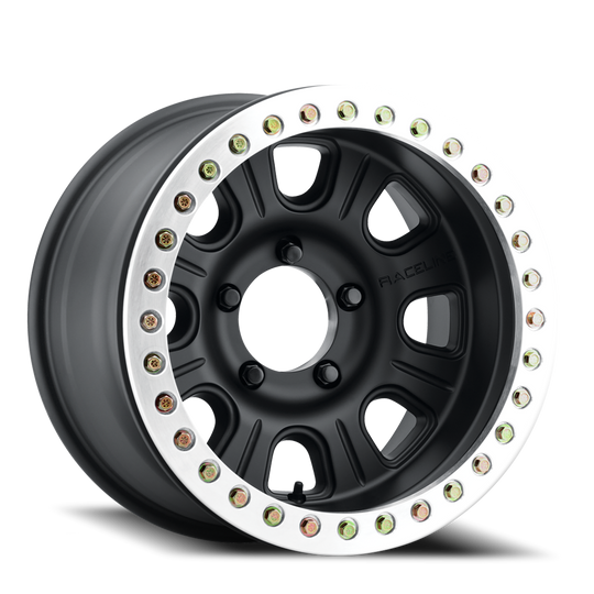 RT231-79560-32 - Raceline Monster Beadlock RT231 17X9.5 6X139.7 -32mm Machined Face Black - Raceline Wheels Canada