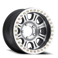 Load image into Gallery viewer, RT232-58055-32 - Raceline Monster Beadlock RT232 15X8 5X139.7 -32mm Machined Face Black - Raceline Wheels Canada