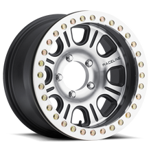 Load image into Gallery viewer, RT232-78500-25(6P) - Raceline RT232 Monster 17X8.5 BLANK -25mm Satin Black Machined Face - Raceline Wheels Canada