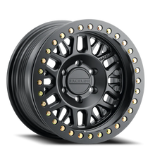 Load image into Gallery viewer, RT951B-79050-12 - Raceline Ryno Cast Beadlock RT951B 17X9 5X127 -12mm Satin Black Black Beadlock Ring - Raceline Wheels Canada