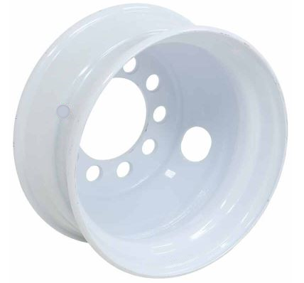BW22212 - RTX Steel Wheel ST 22.5X8.25 10X285.75 168mm White -  RTX Wheels Canada