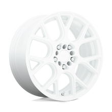 Load image into Gallery viewer, 1880RDD385D84W72 - Ruff Drift 18X8 5X108 / 5X114.3 38mm Gloss White - Ruff Wheels Canada
