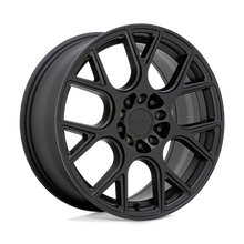 Charger l'image dans la galerie, 1880RDD385D20M76 - Ruff Drift 18X8 5X112 / 5X120.65 38mm Matte Black - Ruff Wheels Canada