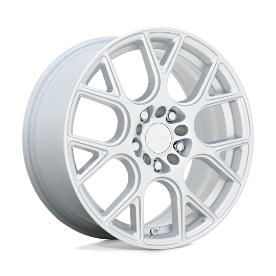 1775RDD385D84S72 - Ruff Drift 17X7.5 5X108 / 5X114.3 38mm Silver - Ruff Wheels Canada