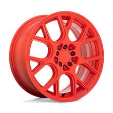 Charger l'image dans la galerie, 1775RDD385D20R76 - Ruff Drift 17X7.5 5X112 / 5X120.65 38mm Gloss Red - Ruff Wheels Canada
