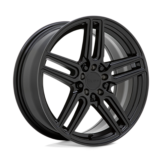 1775RDN385D20B76 - Ruff Nitro 17X7.5 5X120 / 5X112 38mm Gloss Black - Ruff Wheels Canada