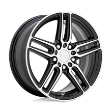 Load image into Gallery viewer, 1880RDN385D04F72 - Ruff Nitro 18X8 5X114.3 / 5X100 38mm Gloss Black W/ Machined Face - Ruff Wheels Canada