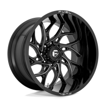 Load image into Gallery viewer, D74120905650 - Fuel Off-Road D741 Runner 20X9 5X150 1mm Gloss Black Milled - Fuel Off-Road Wheels Canada