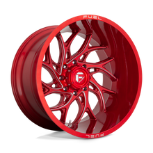 Load image into Gallery viewer, D74220908450 - Fuel Off-Road D742 Runner 20X9 6X139.7 1mm Candy Red Milled - Fuel Off-Road Wheels Canada