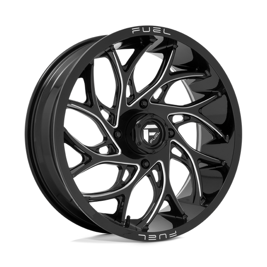 D7412070A544 - Fuel Off-Road D741 Runner 20X7 4X156 13mm Gloss Black Milled - Fuel Off-Road Wheels Canada