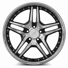 Charger l'image dans la galerie, RW0218805xx25BK-50835 - MRR RW2 18X8 5X108 35MM Black Chrome Lip - MRR Wheels Canada