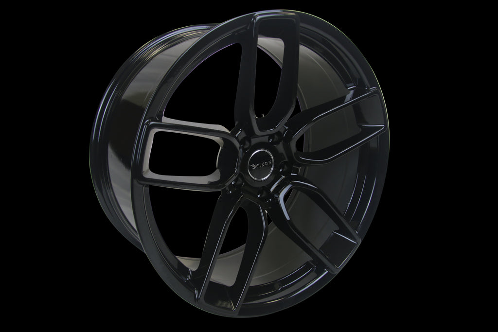 RWD01-A - Ikon Replica RWD01 20X9.5 5X115 18mm Gloss Black - Ikon Replica Wheels Canada