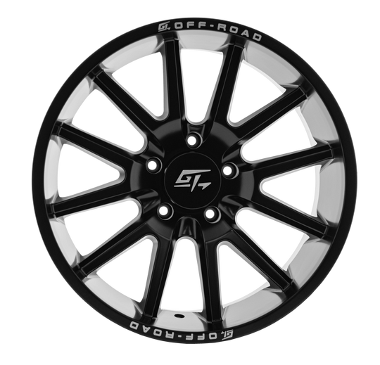 GT62412446135MB - GT Offroad Raid 24X12 6X135 ET -44mm Matte Black - GT Offroad Wheels Canada