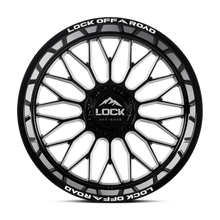 Load image into Gallery viewer, RAMPAGE-22188GBM - Lock Extreme Rampage 22X10 8X180 ET -18mm Gloss Black Milling - Lock Extreme Wheels Canada
