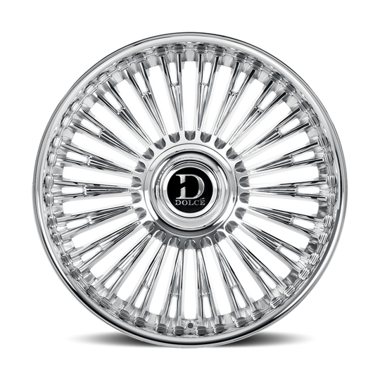 RAZZO-241000C - Dolce Luxury Razzo 24X10 Blank ET 35mm Chrome - Dolce Luxury Wheels Canada