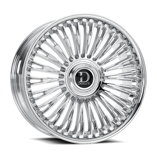 RAZZO-241000C25 - Dolce Luxury Razzo 24X10 Blank ET 25mm Chrome - Dolce Luxury Wheels Canada